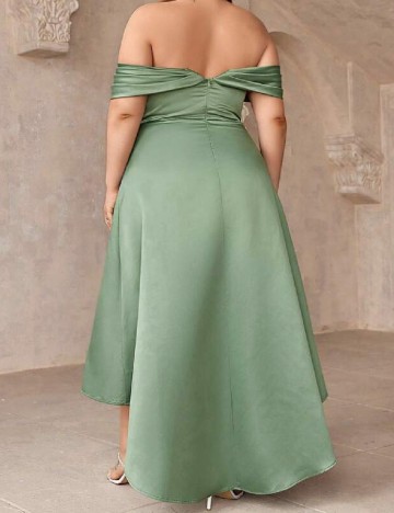 Rochie lunga SHEIN CURVE, verde