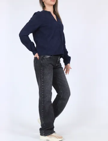 Camasa Jacqueline de Yong, albastru