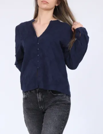 Camasa Jacqueline de Yong, albastru