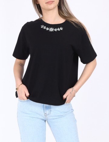 Tricou Jacqueline de Yong, negru