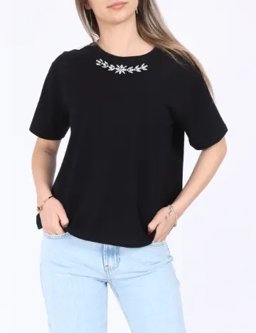 Tricou Jacqueline de Yong, negru