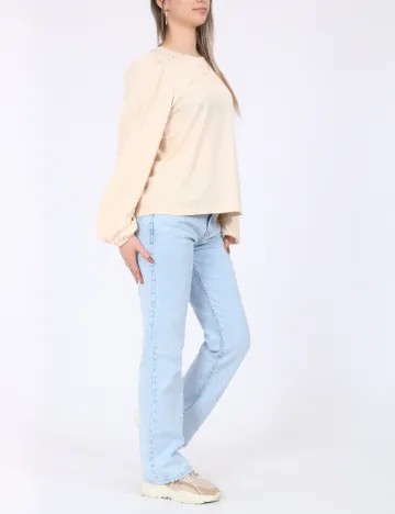 Bluza Jacqueline de Yong, crem Crem