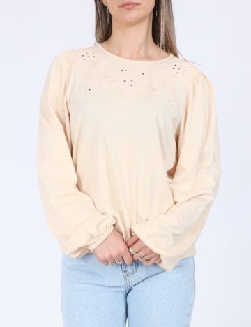Bluza Jacqueline de Yong, crem