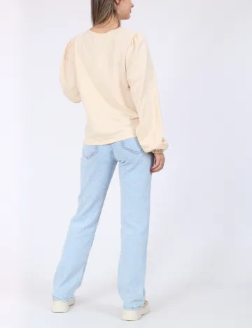 Bluza Jacqueline de Yong, crem Crem