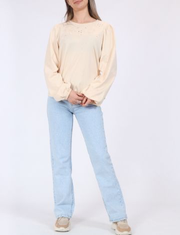Bluza Jacqueline de Yong, crem