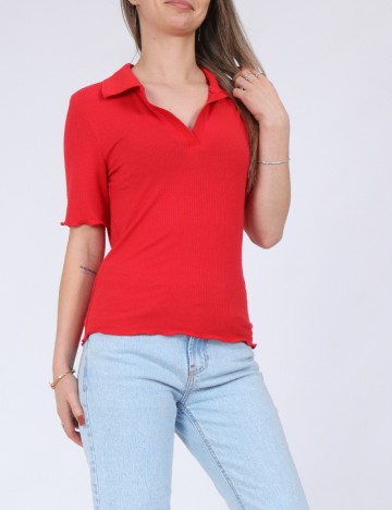 Tricou Jacqueline de Yong, rosu