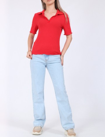 Tricou Jacqueline de Yong, rosu