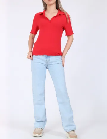 Tricou Jacqueline de Yong, rosu