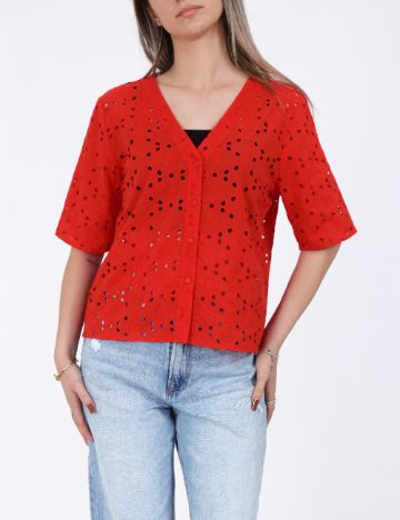 Camasa Jacqueline de Yong, rosu