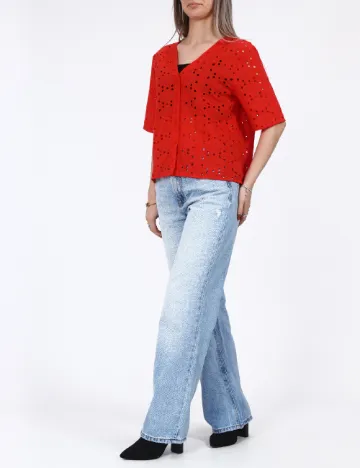 Camasa Jacqueline de Yong, rosu