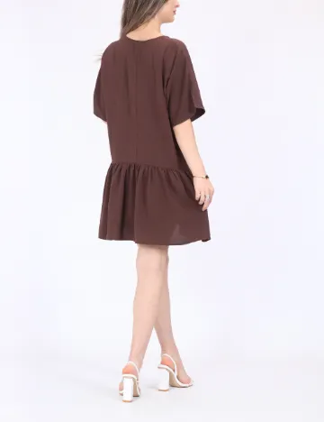 Rochie scurta Noisy May, maro