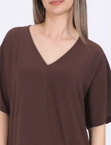 Rochie scurta Noisy May, maro