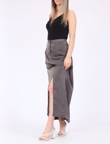 Fusta Vero Moda, gri