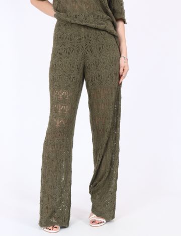 Pantaloni Jacqueline de Yong, verde