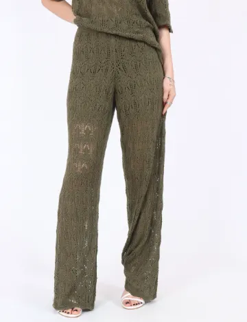 Pantaloni Jacqueline de Yong, verde