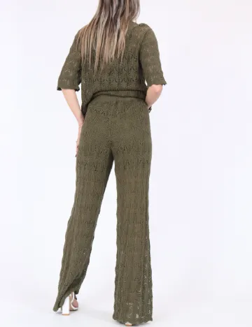 Pantaloni Jacqueline de Yong, verde