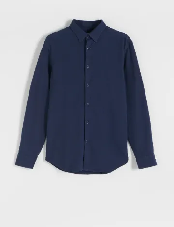 Camasa Reserved, bleumarin