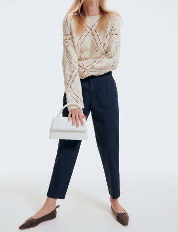 Pantaloni Reserved, bleumarin