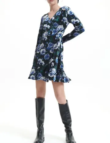 Rochie scurta Reserved, floral print Floral print