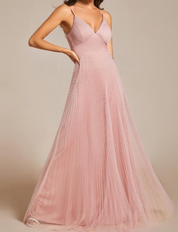 Rochie lunga Ever-Pretty, roz