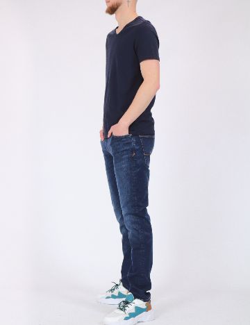 Tricou Reserved, bleumarin inchis