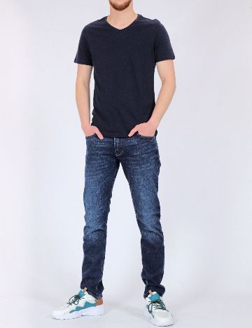 Tricou Reserved, bleumarin inchis