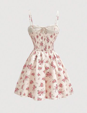 Rochie scurta SHEIN, floral print