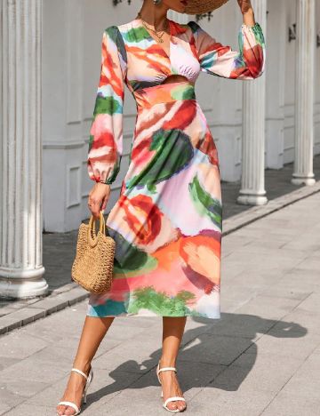 Rochie medie SHEIN, mix culori
