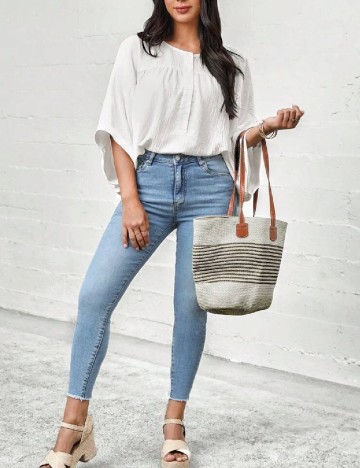 Bluza SHEIN, alb