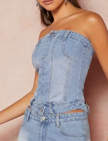 Top SHEIN, albastru