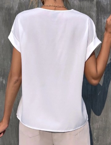 Bluza Emery Rose, alb