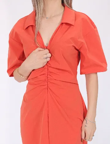 Rochie scurta Vero Moda, portocaliu
