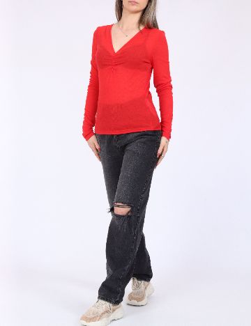 Bluza Jacqueline de Yong, rosu