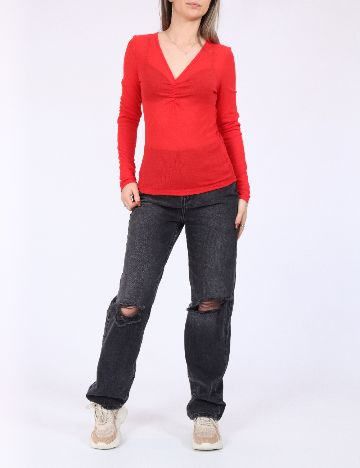 Bluza Jacqueline de Yong, rosu