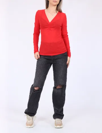 Bluza Jacqueline de Yong, rosu