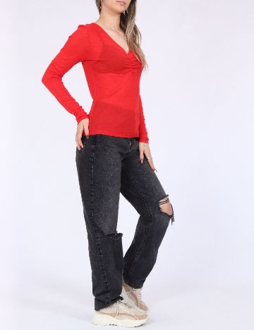 Bluza Jacqueline de Yong, rosu
