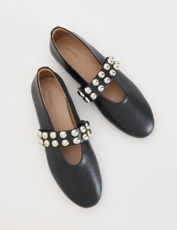 Pantofi Reserved, negru