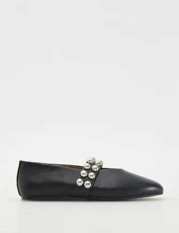 Pantofi Reserved, negru
