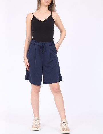 Pantaloni scurti Jacqueline de Yong, bleumarin