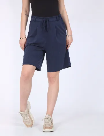 Pantaloni scurti Jacqueline de Yong, bleumarin