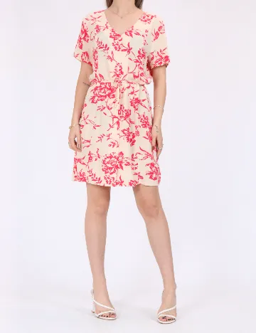 Rochie scurta Jacqueline de Yong, crem