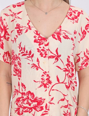 Rochie scurta Jacqueline de Yong, crem