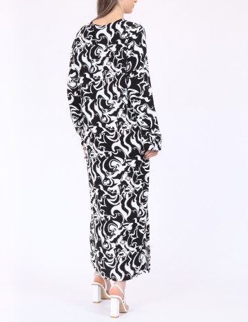 Rochie medie Vero Moda, alb/negru