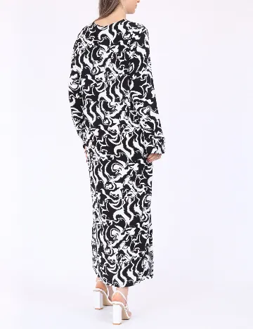 Rochie medie Vero Moda, alb/negru