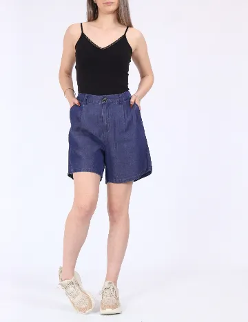 Pantaloni scurti Jacqueline de Yong, albastru