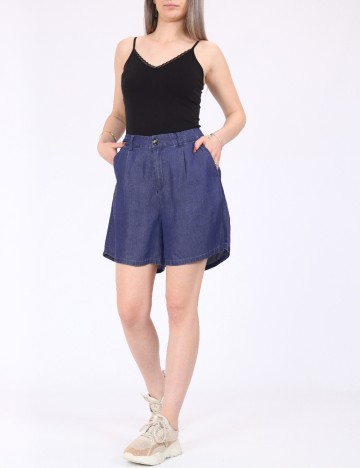 Pantaloni scurti Jacqueline de Yong, albastru