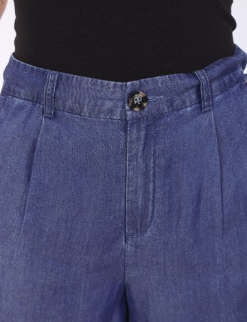 Pantaloni scurti Jacqueline de Yong, albastru