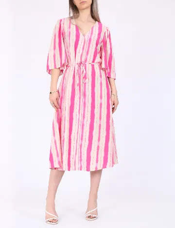 Rochie medie Vero Moda, roz