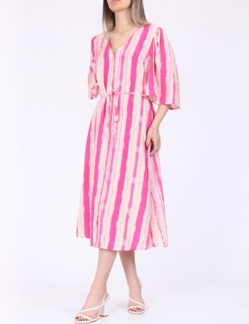 Rochie medie Vero Moda, roz
