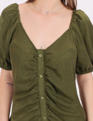 Rochie scurta Vero Moda, verde